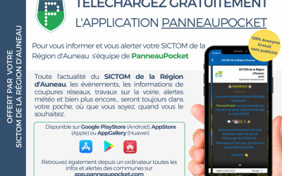 Suivez l'actualité du syndicat sur PANNEAU POCKET Suivez l'actualité du syndicat sur PANNEAU POCKET